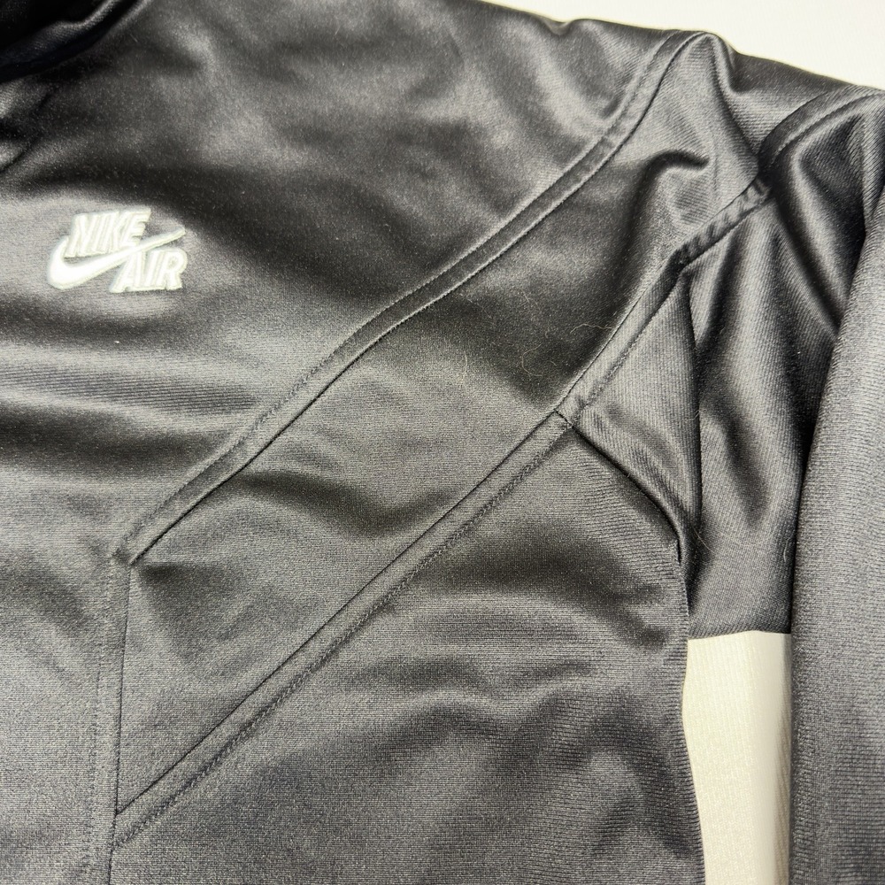 Vintage Y2K Nike Air Track Jacket Basketball Full Zip Black 2000's Men's XLT‎ - Picture 5 of 14